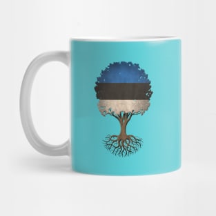 Tree of Life with Estonian Flag Mug